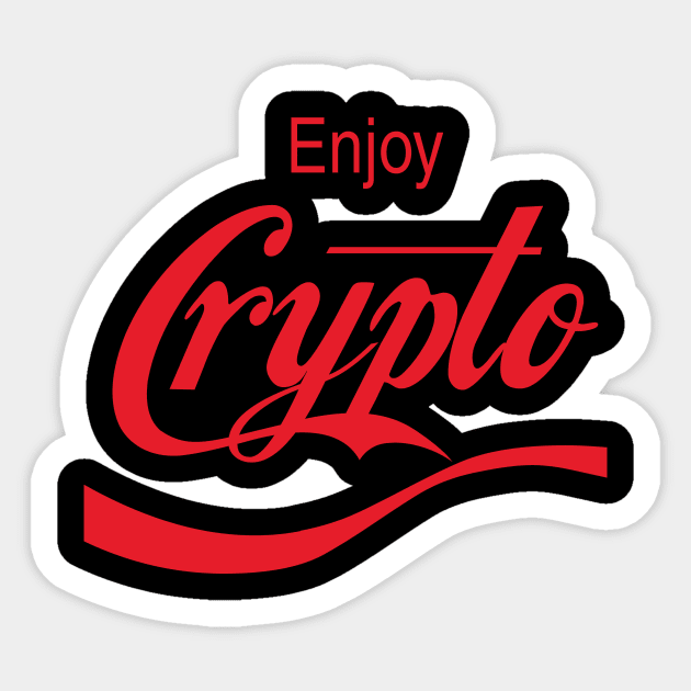 Enjoy Crypto Sticker by DavidLoblaw